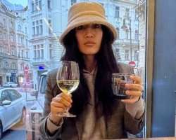 Jennifer Cheon consuming alcohol